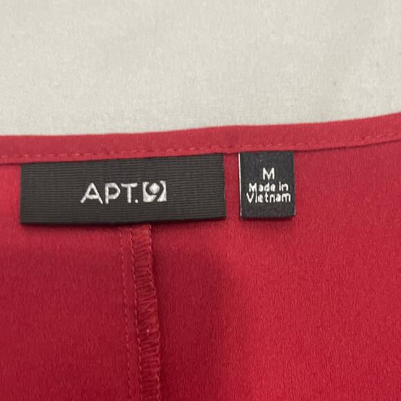 Apt 9 Blouse Red Medium - Picture 7 of 9
